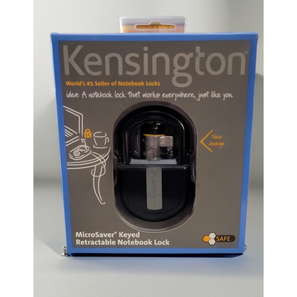 Kensington MicroSaver Keyed Retractable Notebook Lock - NIB